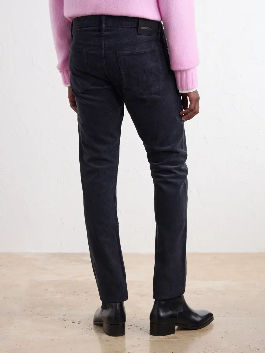 Tom Ford Slim-Fit Cotton-Blend Corduroy Trousers - Men | Thumbnail 4 Tom Ford Slim-Fit Cotton-Blend Corduroy Trousers - Men | Thumbnail 4