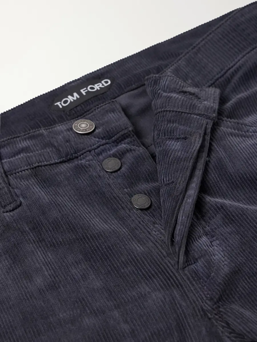 Tom Ford Slim-Fit Cotton-Blend Corduroy Trousers - Men | Thumbnail 6 Tom Ford Slim-Fit Cotton-Blend Corduroy Trousers - Men | Thumbnail 6