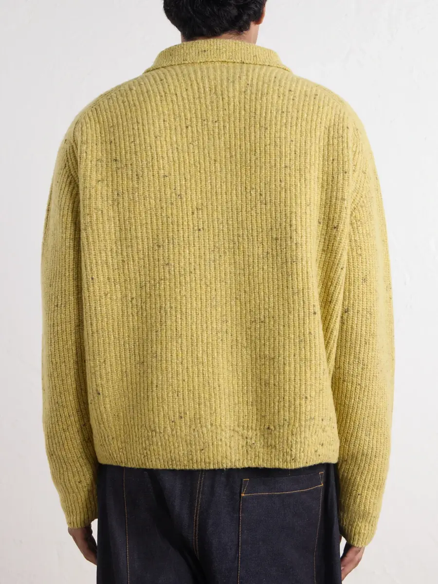 SAGE NATION Wiral Ribbed-Knit Wool Cardigan - Men | Thumbnail 4 SAGE NATION Wiral Ribbed-Knit Wool Cardigan - Men | Thumbnail 4