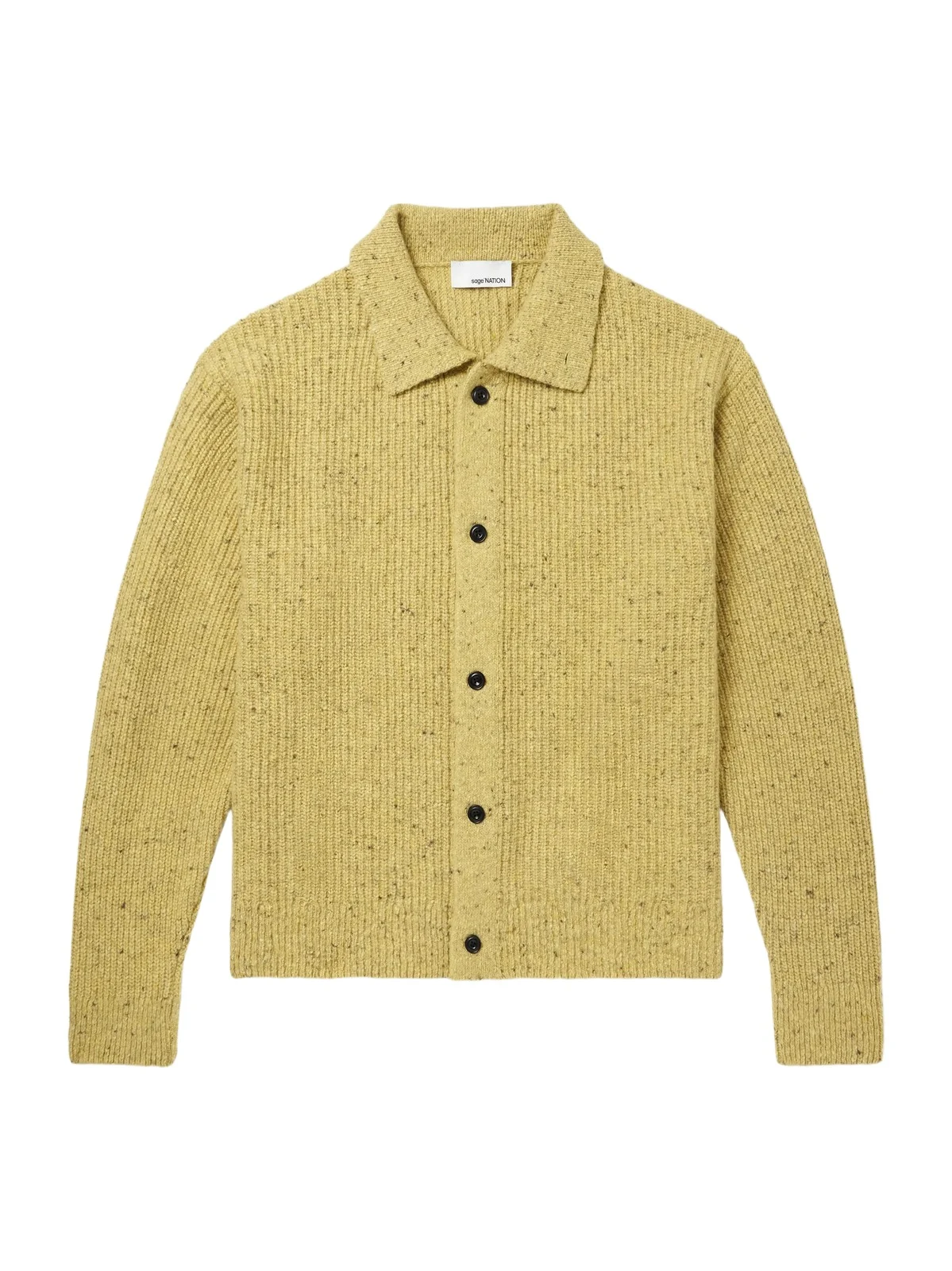 Wiral Ribbed-Knit Wool Cardigan - Men