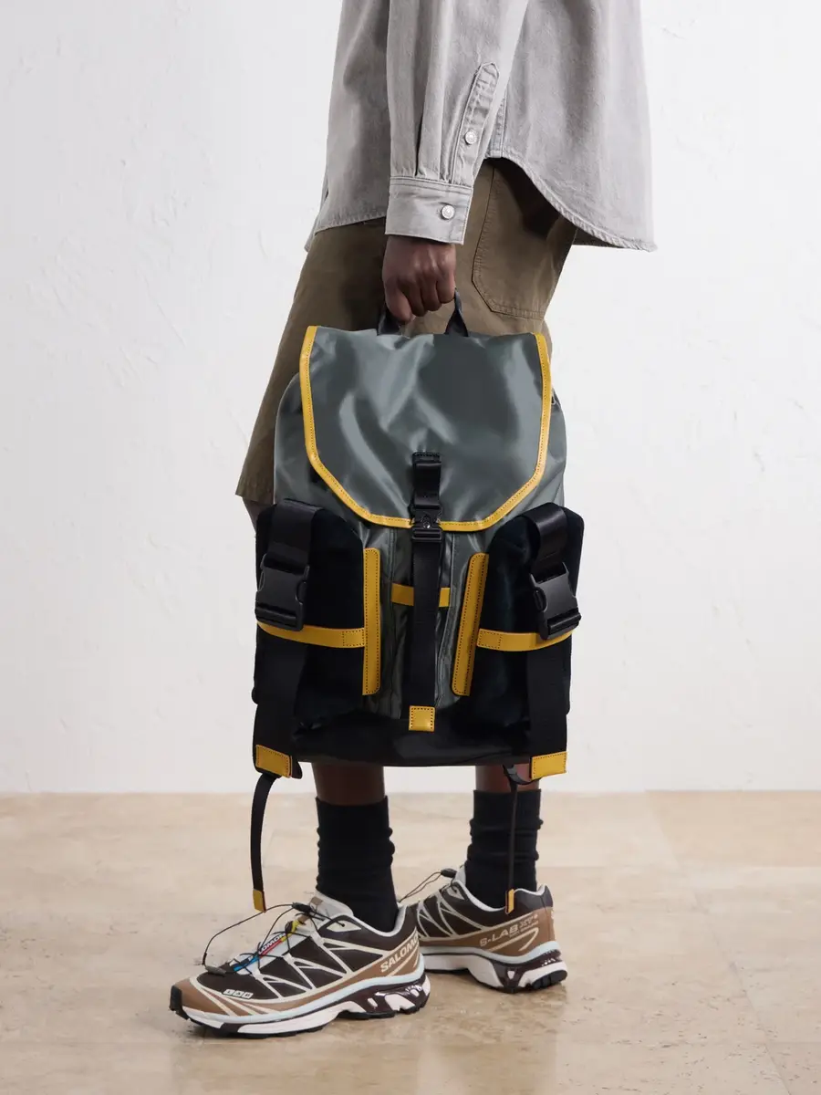 Master-Piece Leather and Suede-Trimmed CORDURA® Backpack - Men | Thumbnail 3 Master-Piece Leather and Suede-Trimmed CORDURA® Backpack - Men | Thumbnail 3