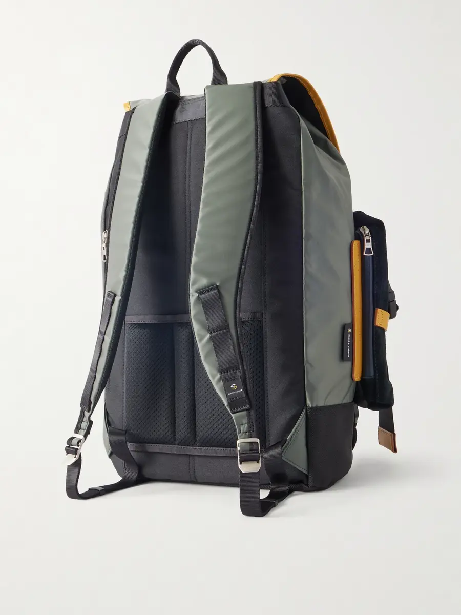 Master-Piece Leather and Suede-Trimmed CORDURA® Backpack - Men | Thumbnail 4 Master-Piece Leather and Suede-Trimmed CORDURA® Backpack - Men | Thumbnail 4