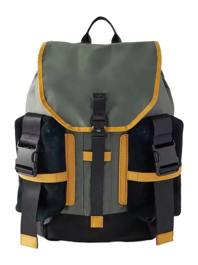 Master-Piece Leather and Suede-Trimmed CORDURA® Backpack - Men