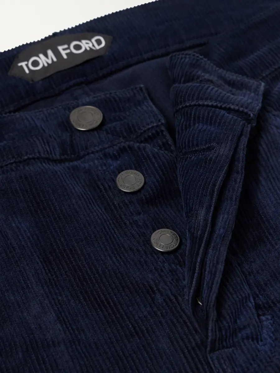 Tom Ford Slim-Fit Cotton-Blend Corduroy Trousers - Men | Thumbnail 6 Tom Ford Slim-Fit Cotton-Blend Corduroy Trousers - Men | Thumbnail 6