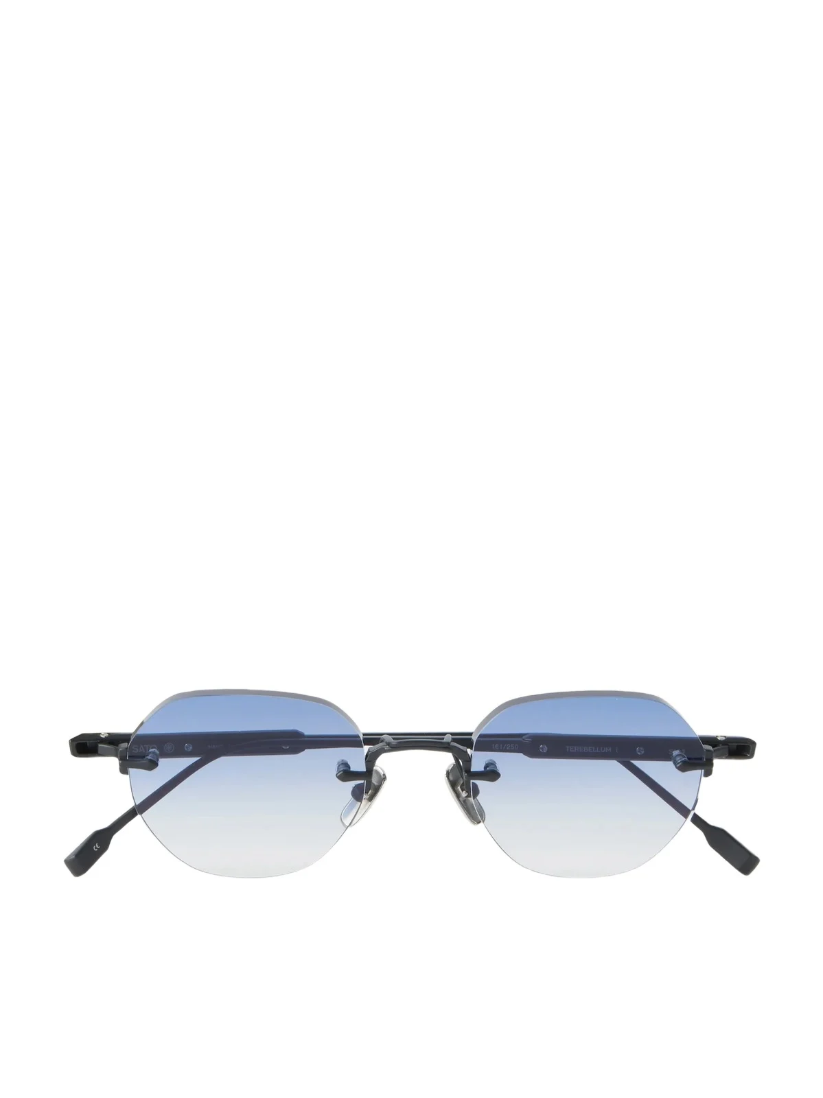 Terebellum I Rimless Round-Frame Titanium Sunglasses - Men