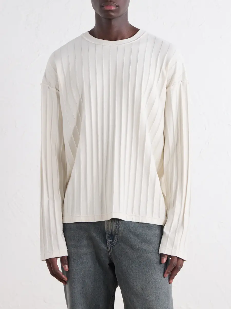 mfpen Ribbed Cotton-Jersey T-Shirt - Men | Thumbnail 3 mfpen Ribbed Cotton-Jersey T-Shirt - Men | Thumbnail 3