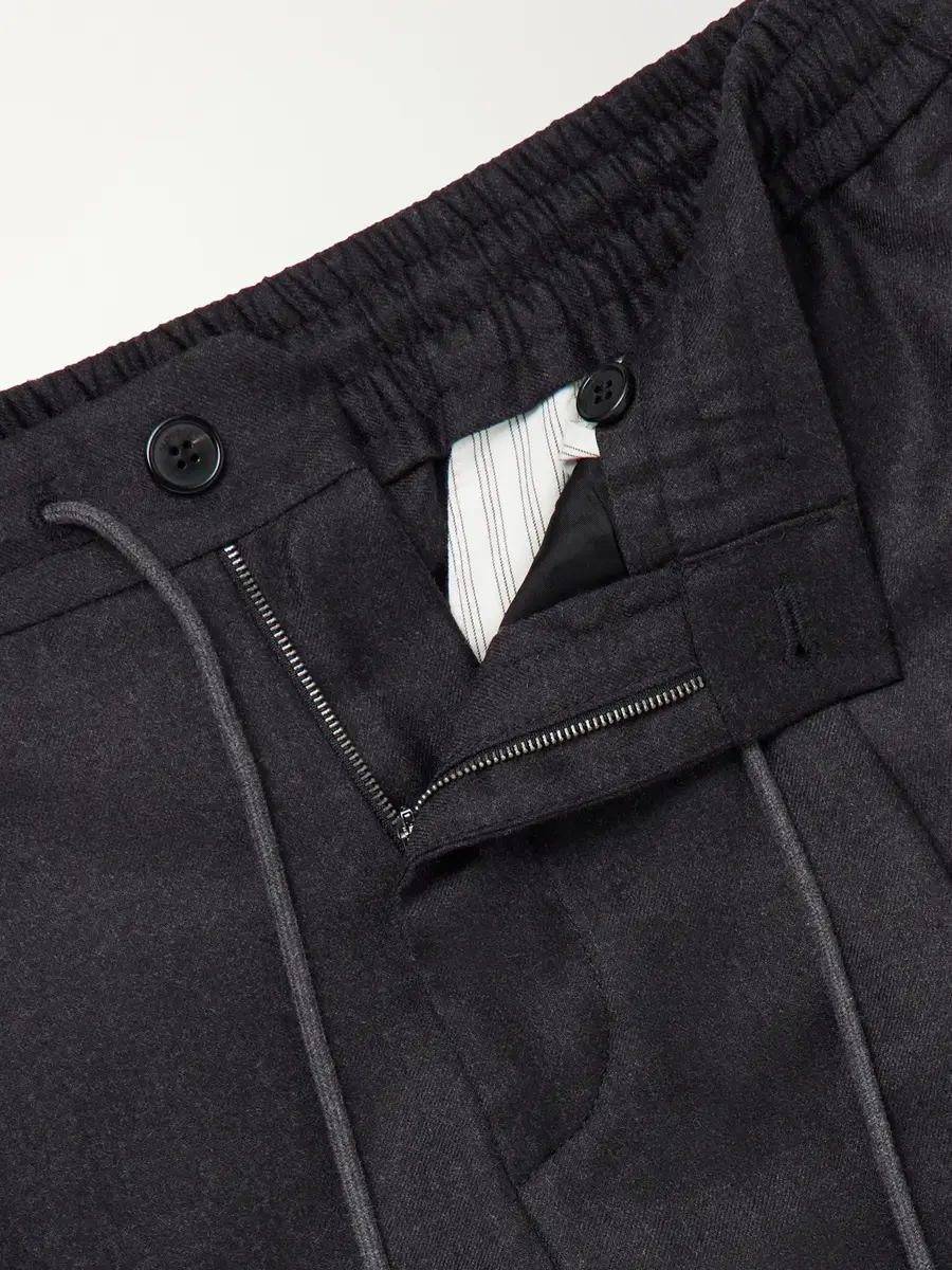 Slowear Incotex Tapered Wool Drawstring Trousers - Men | Thumbnail 6 Slowear Incotex Tapered Wool Drawstring Trousers - Men | Thumbnail 6