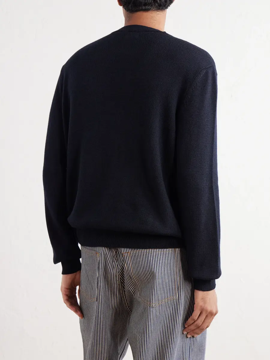 De Bonne Facture Merino Wool Sweater - Men | Thumbnail 4 De Bonne Facture Merino Wool Sweater - Men | Thumbnail 4