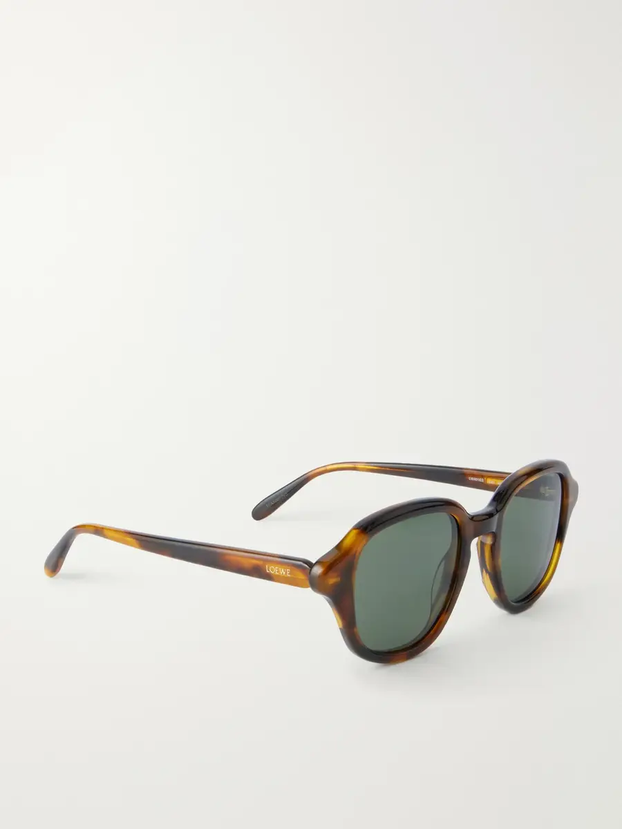 Loewe Slim Havana Round-Frame Acetate Sunglasses - Men | Thumbnail 4 Loewe Slim Havana Round-Frame Acetate Sunglasses - Men | Thumbnail 4