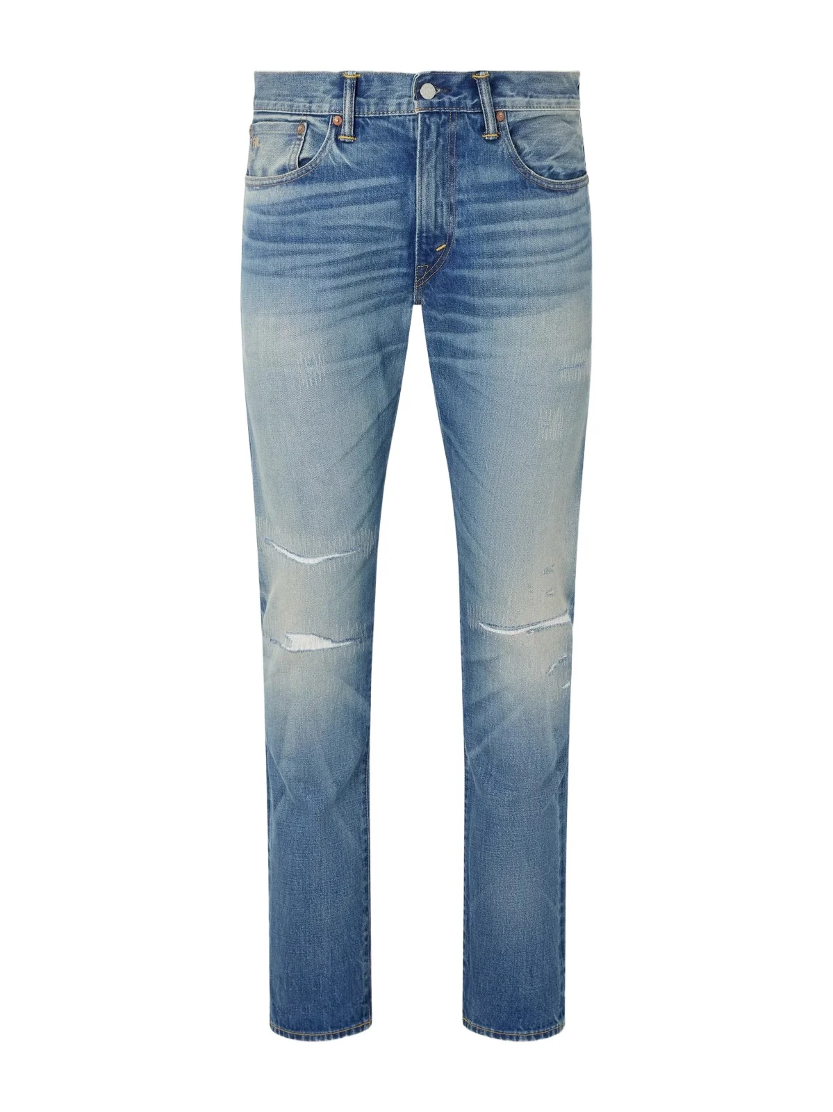 Distressed Slim-Fit Jeans - Men