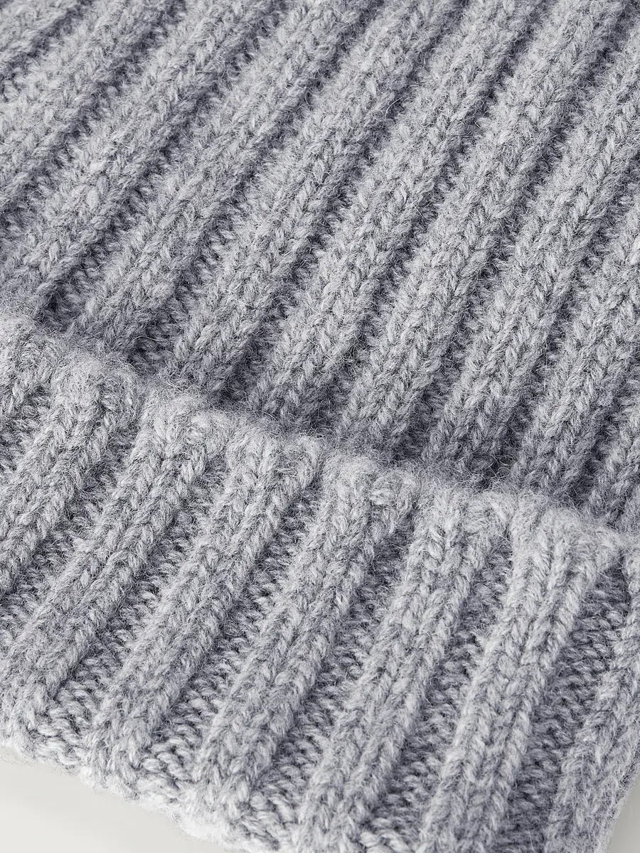 Thom Sweeney Ribbed Cashmere Beanie - Men | Thumbnail 4 Thom Sweeney Ribbed Cashmere Beanie - Men | Thumbnail 4