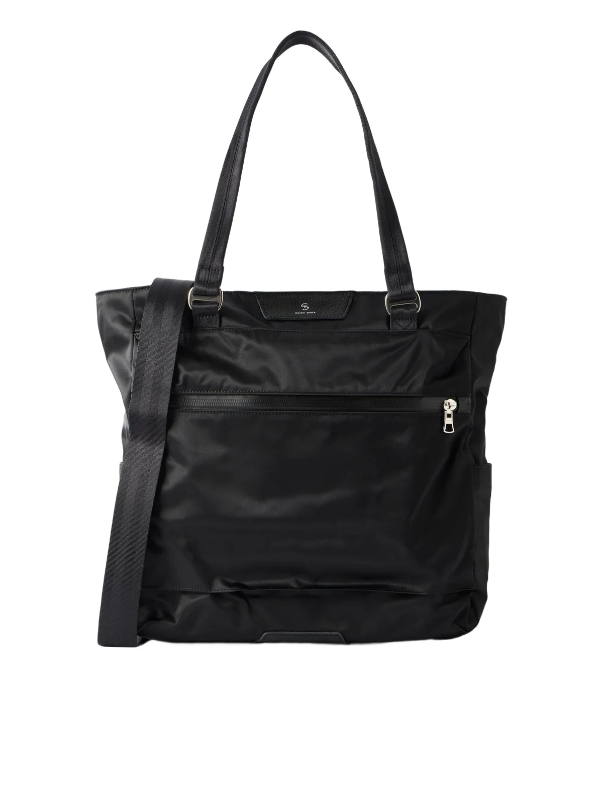 Master-Piece Progress 2WAY Leather-Trimmed Twill Tote Bag - Men