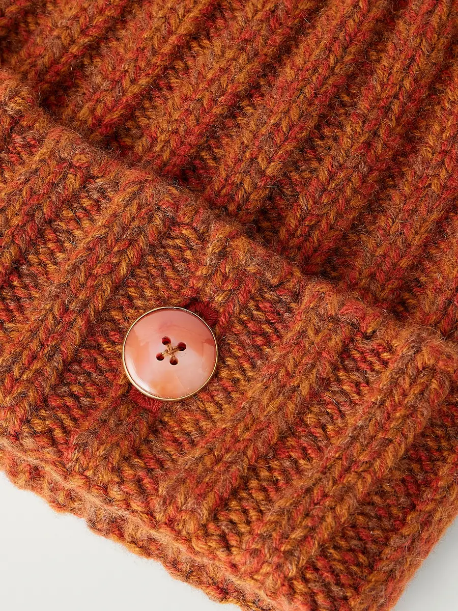 God’s True Cashmere Carnelian-Embellished Ribbed Cashmere Beanie - Men | Thumbnail 4 God’s True Cashmere Carnelian-Embellished Ribbed Cashmere Beanie - Men | Thumbnail 4