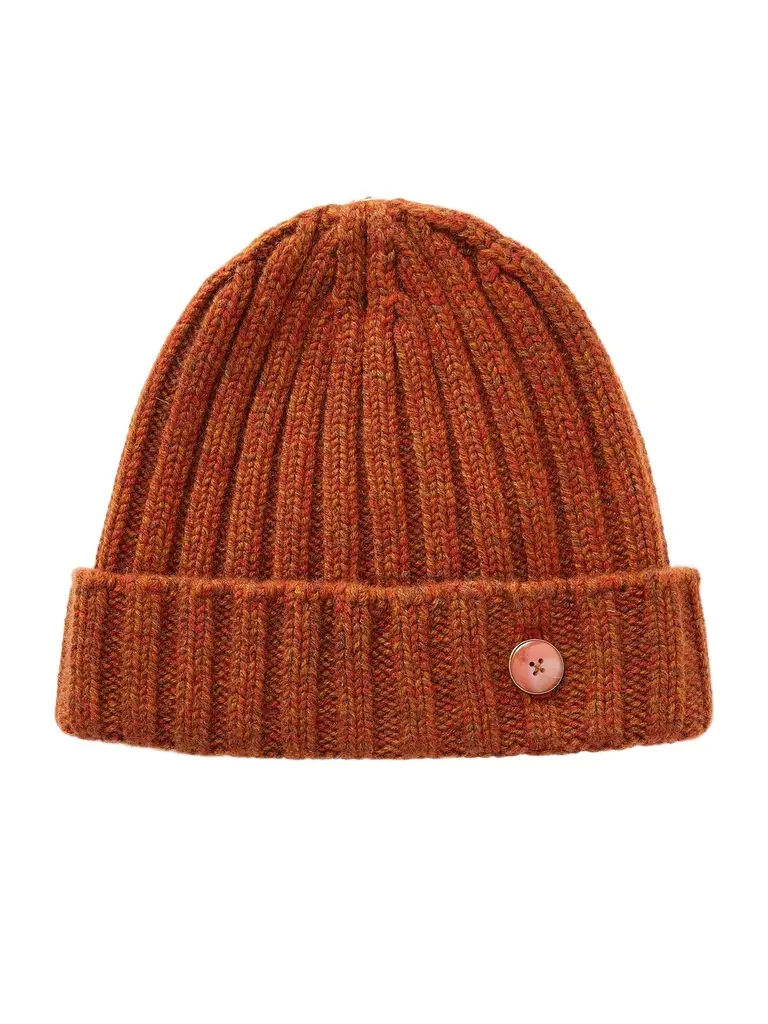 God’s True Cashmere Carnelian-Embellished Ribbed Cashmere Beanie - Men