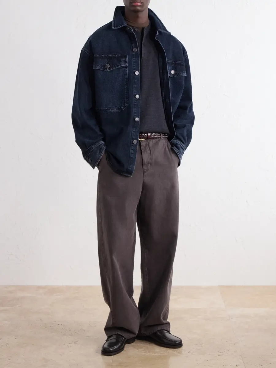A.PRESSE Wool Henley Sweater - Men | Thumbnail 2