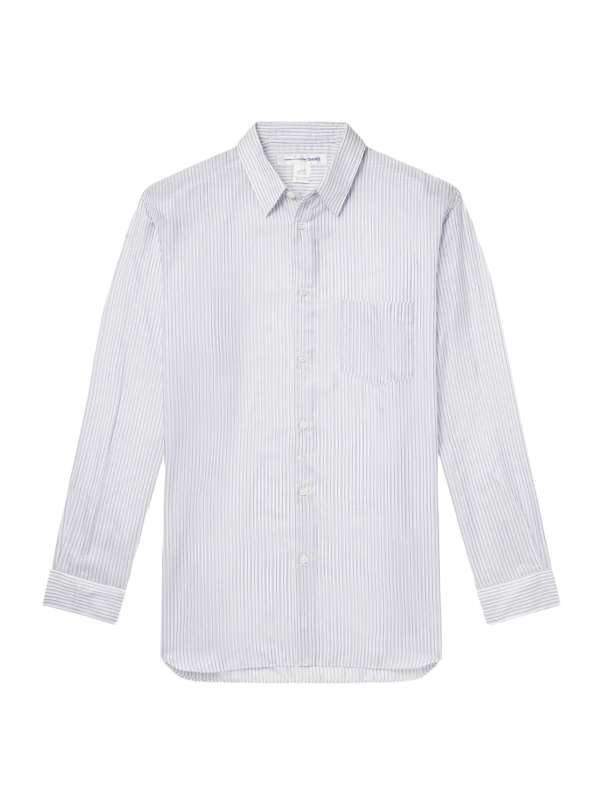 Striped Satin Shirt - Men