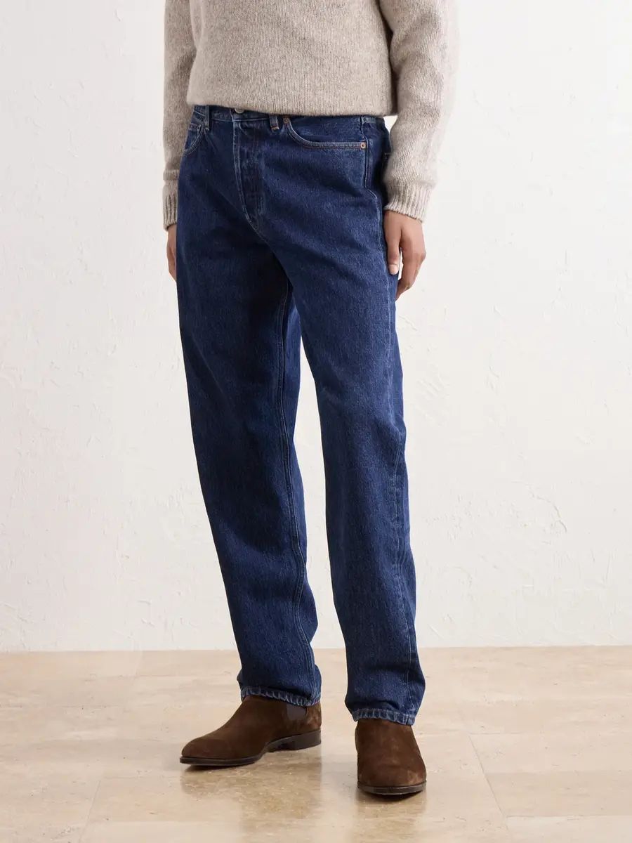 Thom Sweeney Easy Fit Straight-Leg Jeans - Men | Thumbnail 3