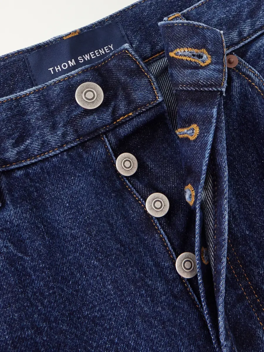 Thom Sweeney Easy Fit Straight-Leg Jeans - Men | Thumbnail 6