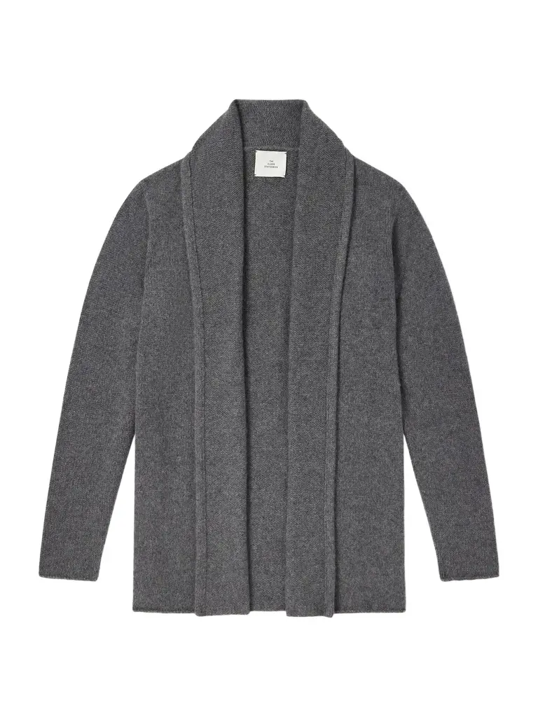 The Elder Statesman Shawl-Collar Cashmere Cardigan - Men
