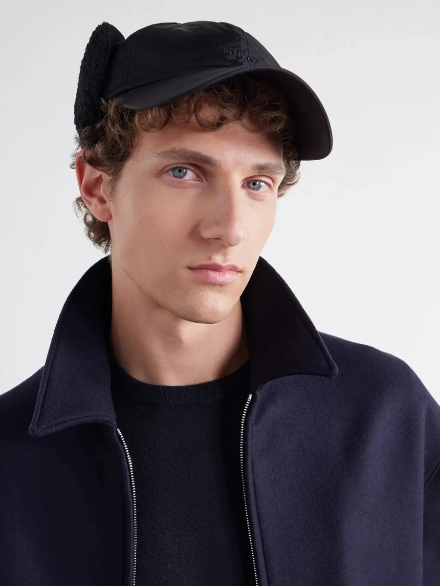 NN07 Base Trapper 90052 Plush-Trimmed Recycled Twill Cap - Men | Thumbnail 2 NN07 Base Trapper 90052 Plush-Trimmed Recycled Twill Cap - Men | Thumbnail 2