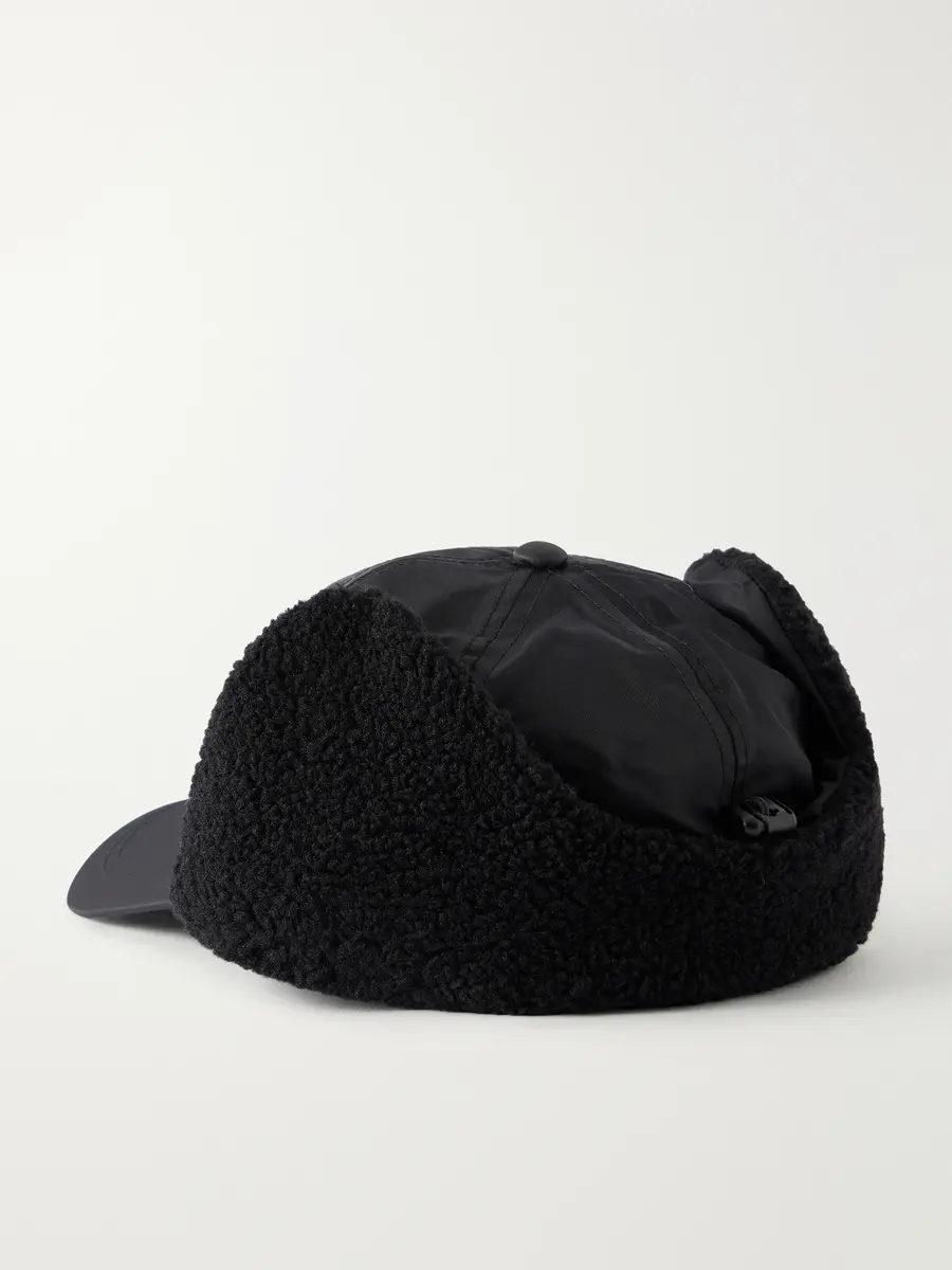NN07 Base Trapper 90052 Plush-Trimmed Recycled Twill Cap - Men | Thumbnail 4 NN07 Base Trapper 90052 Plush-Trimmed Recycled Twill Cap - Men | Thumbnail 4