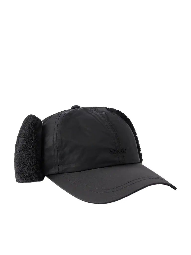 NN07 Base Trapper 90052 Plush-Trimmed Recycled Twill Cap - Men