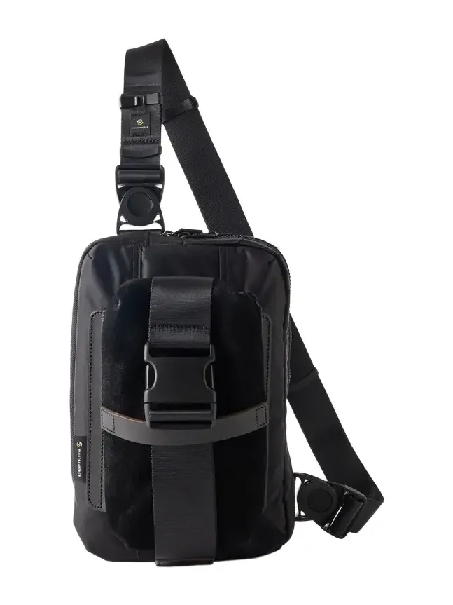 Sling Suede and Leather-Trimmed Nylon-Twill Messenger Bag - Men