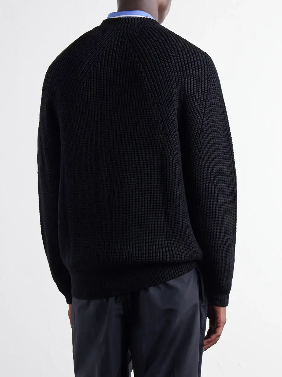 COMME des GARCONS HOMME Wool Zip-Up Cardigan - Men | Thumbnail 4