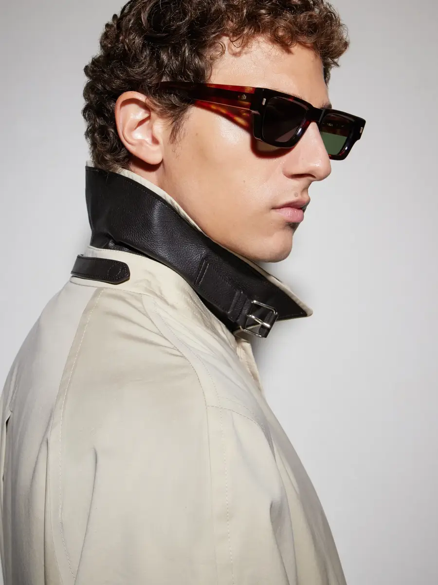 Sato Sira Square-Frame Tortoiseshell Acetate Sunglasses - Men | Thumbnail 2
