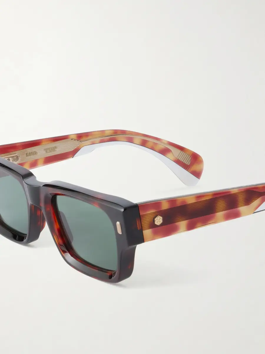 Sato Sira Square-Frame Tortoiseshell Acetate Sunglasses - Men | Thumbnail 3