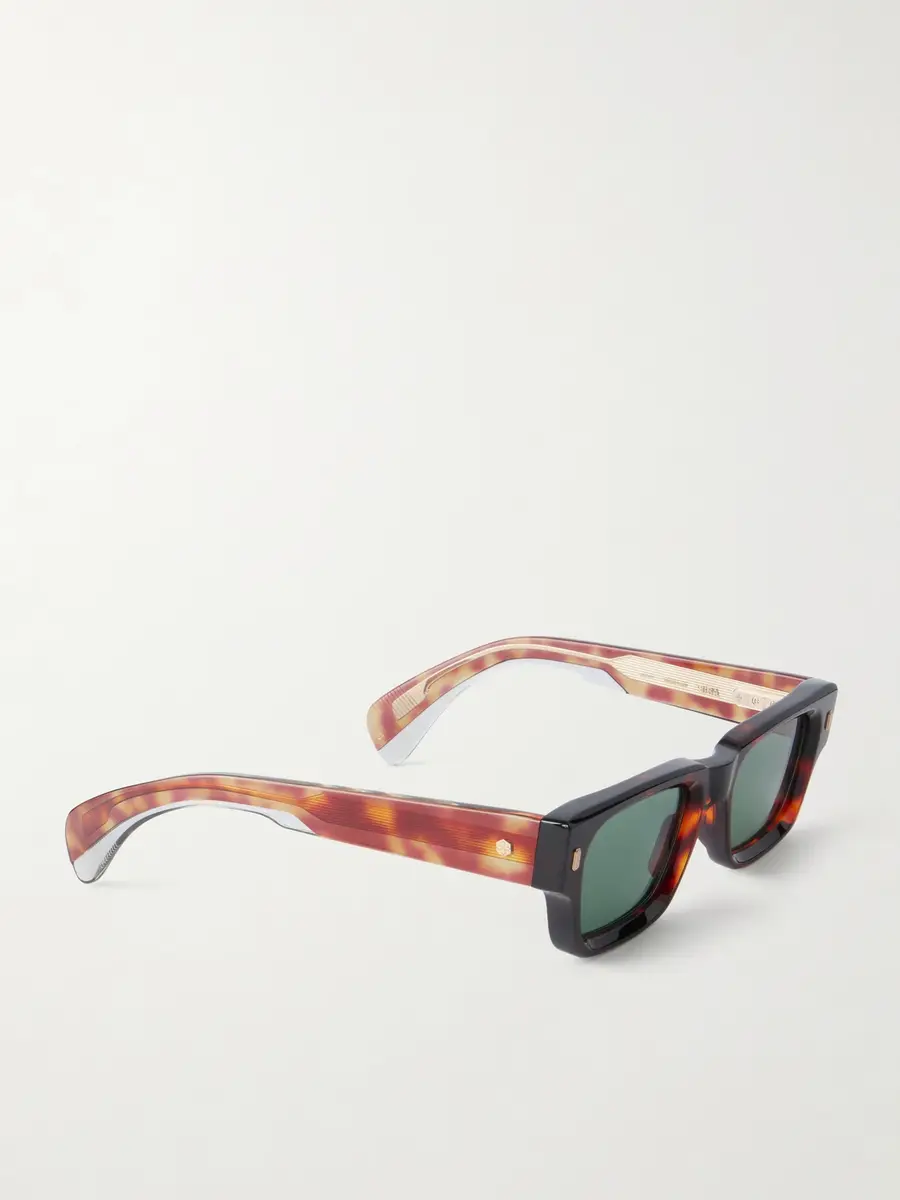 Sato Sira Square-Frame Tortoiseshell Acetate Sunglasses - Men | Thumbnail 4