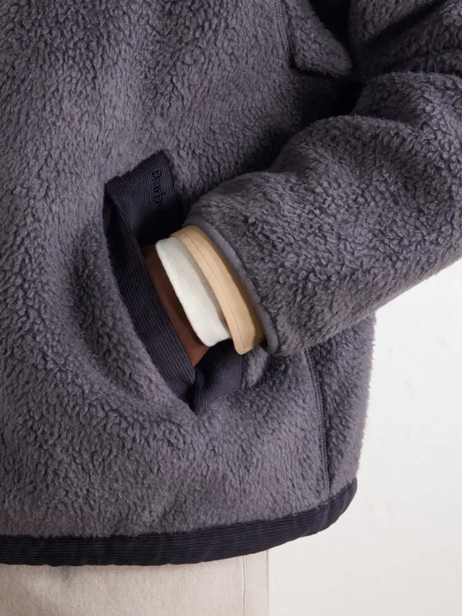 Barbour Transporter Corduroy-Trimmed Fleece Jacket - Men | Thumbnail 5 Barbour Transporter Corduroy-Trimmed Fleece Jacket - Men | Thumbnail 5