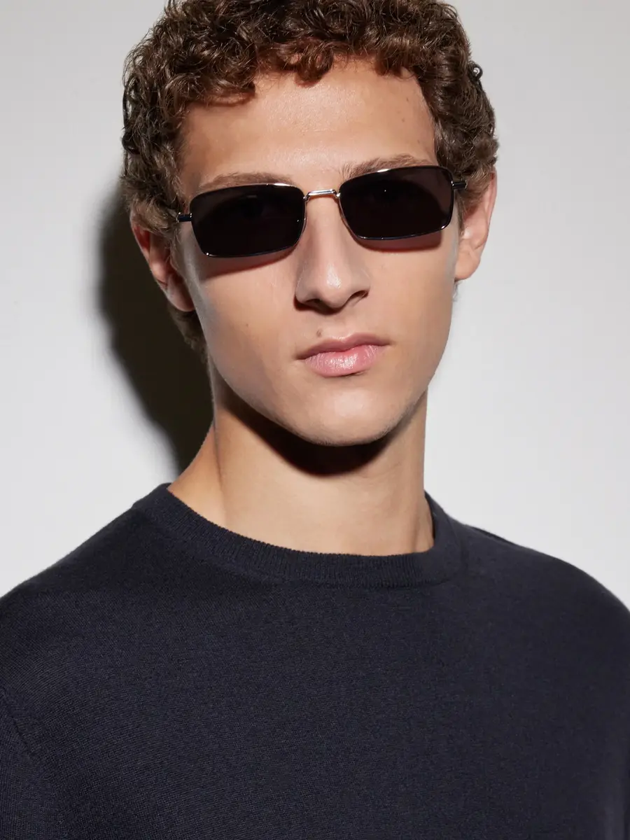 DIOR Eyewear DiorBlackSuit S21U Square-Frame Silver-Tone Metal Sunglasses - Men | Thumbnail 5