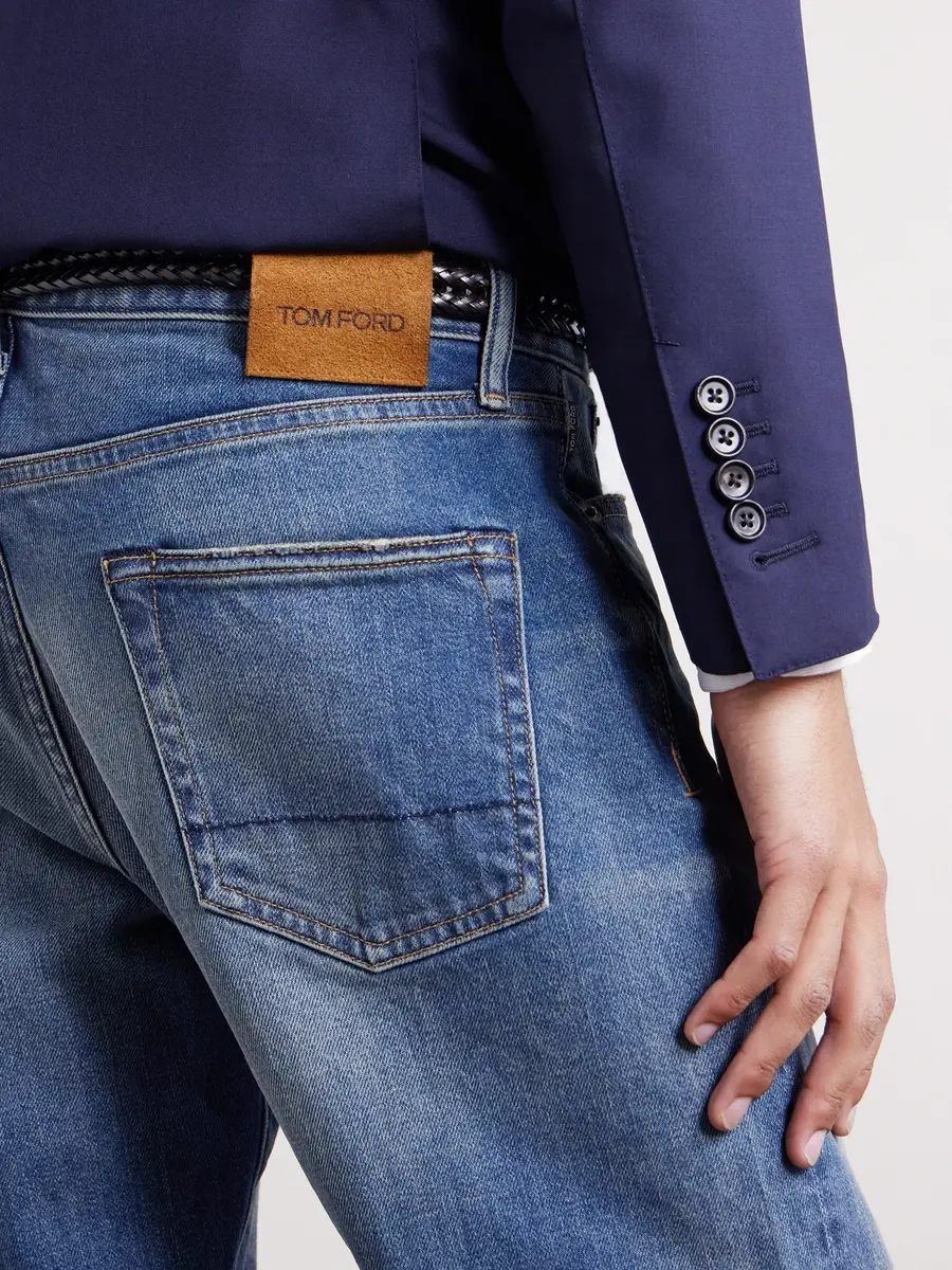 Tom Ford Straight-Leg Selvedge Jeans - Men | Thumbnail 5 Tom Ford Straight-Leg Selvedge Jeans - Men | Thumbnail 5