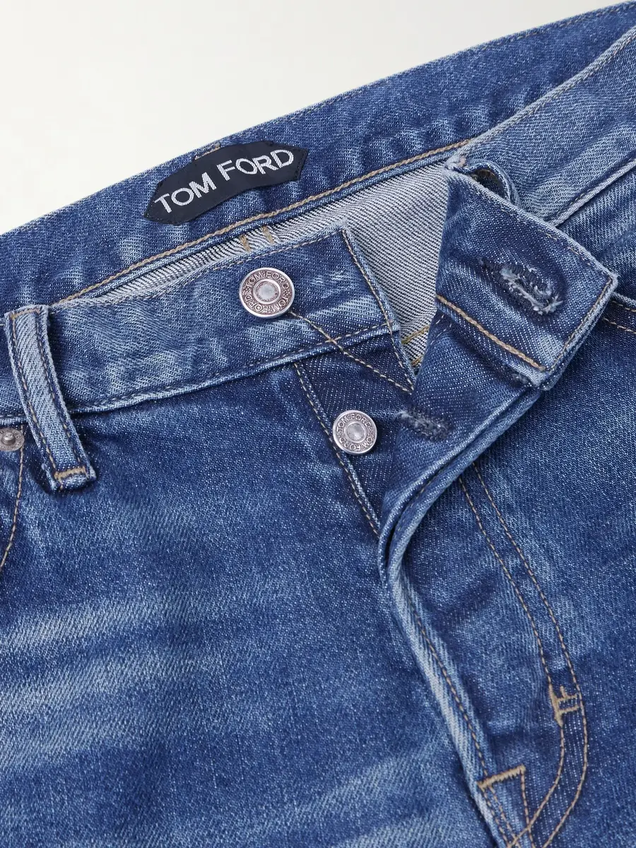 Tom Ford Straight-Leg Selvedge Jeans - Men | Thumbnail 6 Tom Ford Straight-Leg Selvedge Jeans - Men | Thumbnail 6