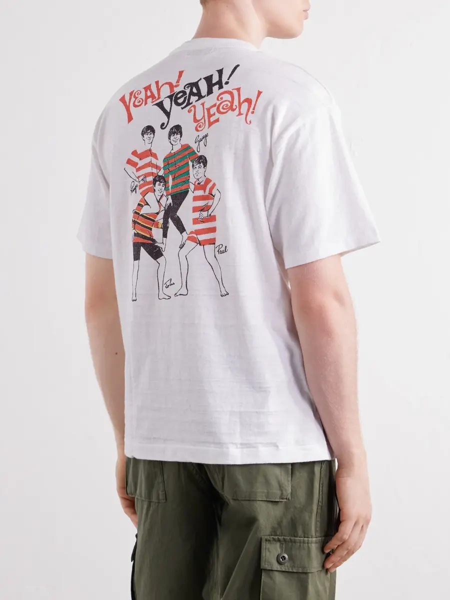 Human Made The Beatles Printed Cotton-Jersey T-Shirt - Men | Thumbnail 4