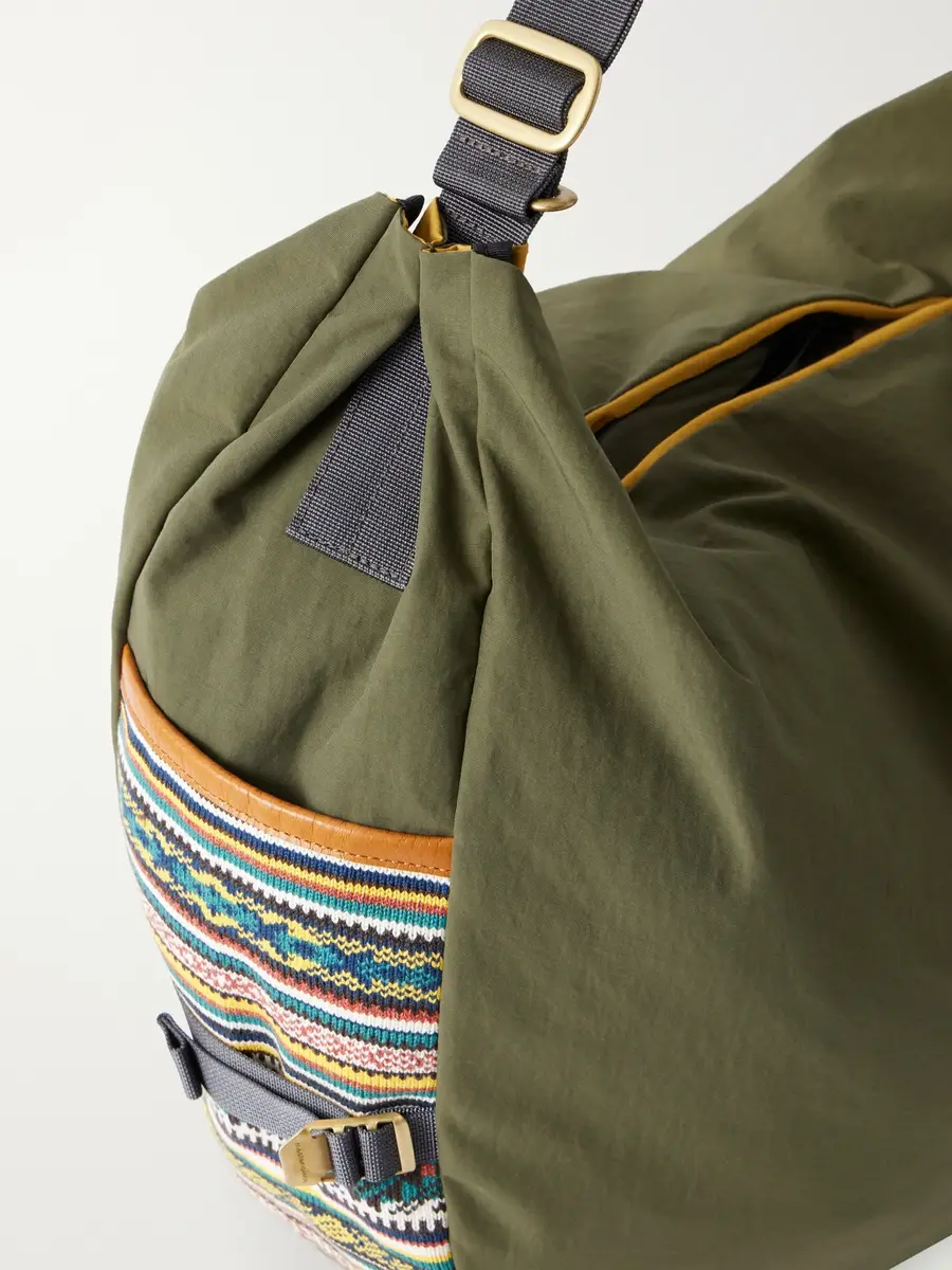 Master-Piece Chup Leather-Trimmed Cotton Shoulder Bag - Men | Thumbnail 5 Master-Piece Chup Leather-Trimmed Cotton Shoulder Bag - Men | Thumbnail 5