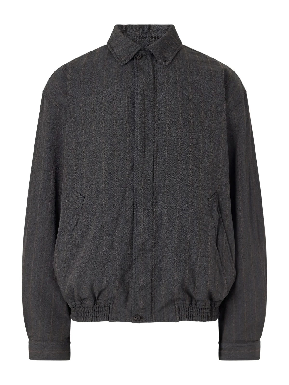 COMME des GARCONS HOMME Crinkled Striped Herringbone Jacket - Men