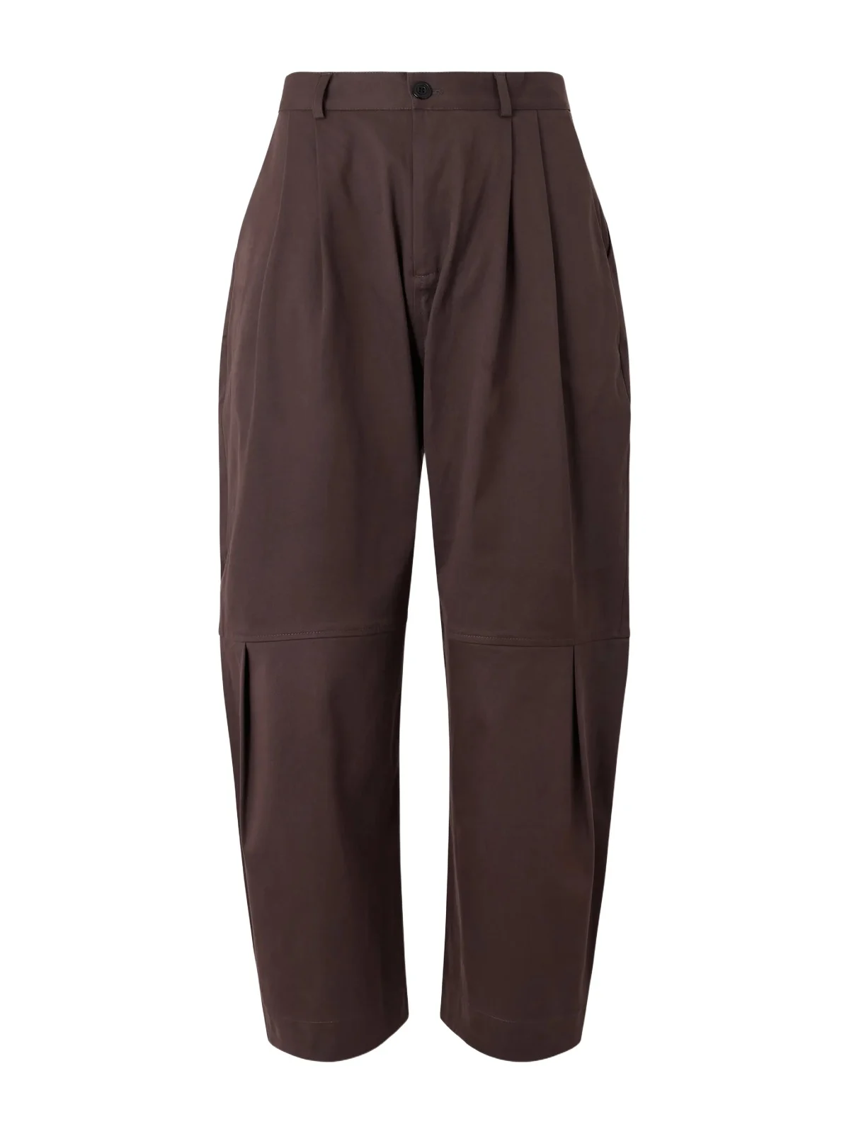 Zushi Barrel-Leg Pleated Cotton-Blend Trousers - Men