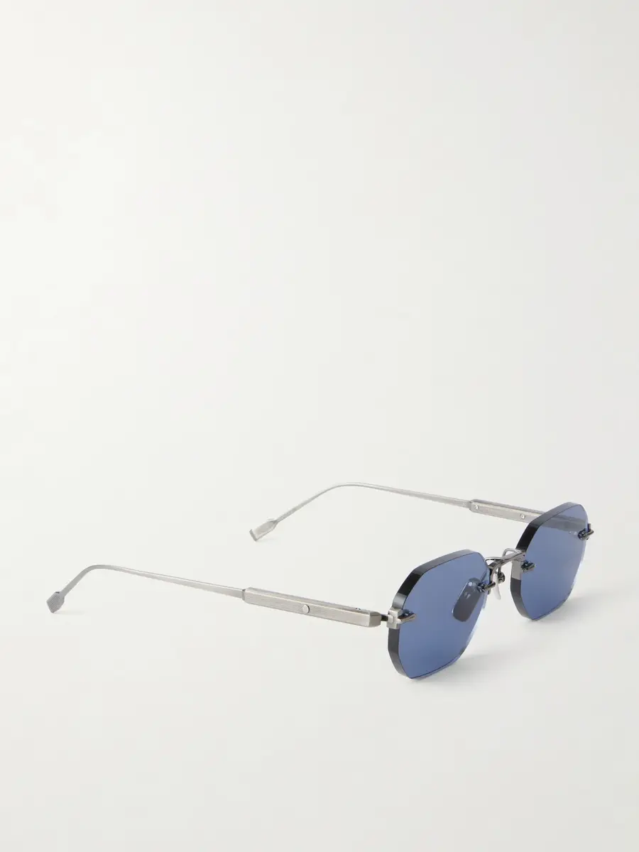 Sato Terebellum II Round-Frame Silver-Tone Titanium Sunglasses - Men | Thumbnail 4 Sato Terebellum II Round-Frame Silver-Tone Titanium Sunglasses - Men | Thumbnail 4