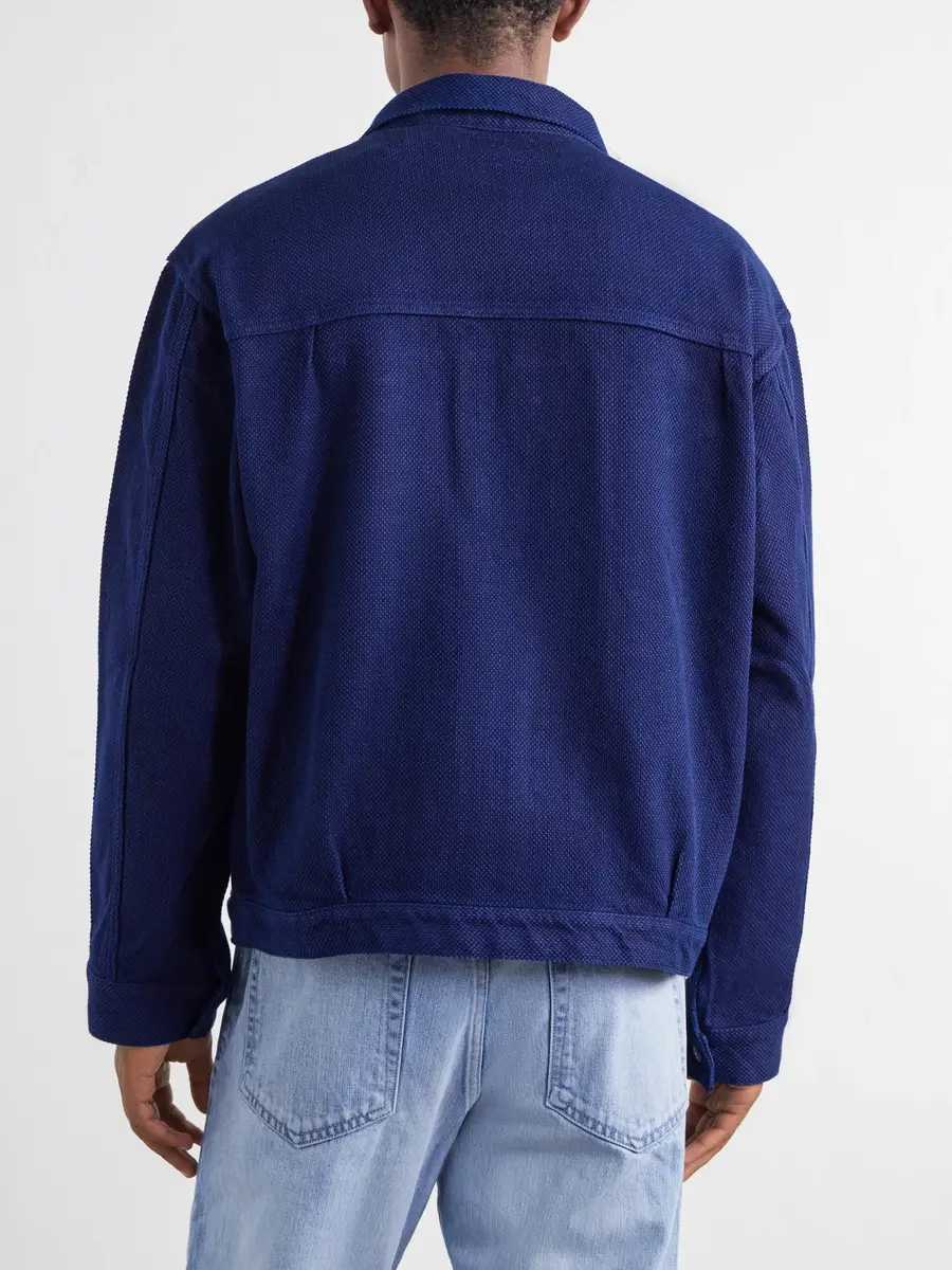 Blue Blue Japan Sashiko-Cotton Jacket - Men | Thumbnail 4 Blue Blue Japan Sashiko-Cotton Jacket - Men | Thumbnail 4