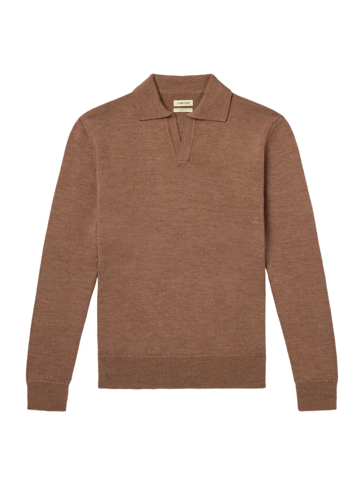 Merino Wool Polo Sweater - Men