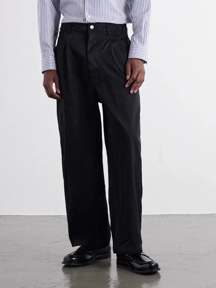 COMME des GARCONS HOMME Wide-Leg Twill Trousers - Men | Thumbnail 3 COMME des GARCONS HOMME Wide-Leg Twill Trousers - Men | Thumbnail 3