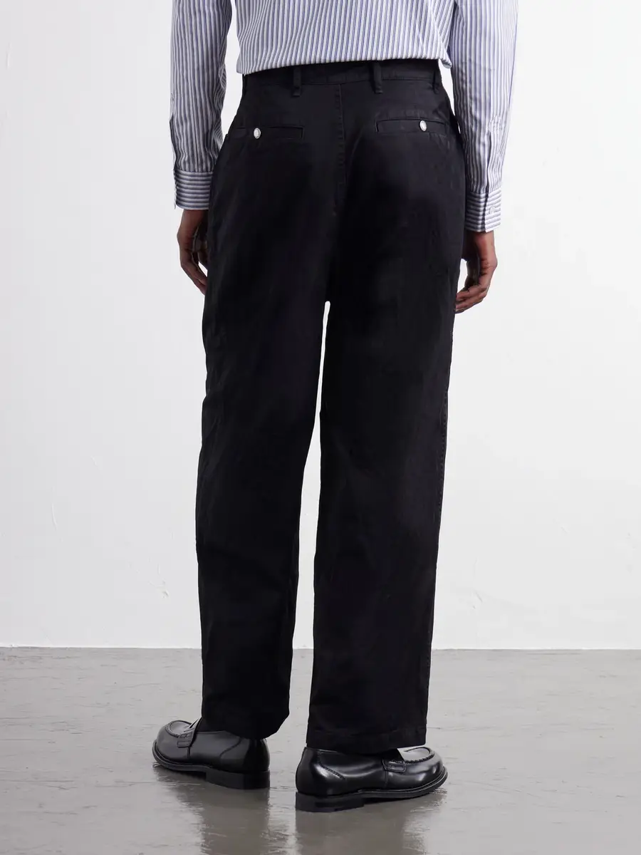COMME des GARCONS HOMME Wide-Leg Twill Trousers - Men | Thumbnail 4 COMME des GARCONS HOMME Wide-Leg Twill Trousers - Men | Thumbnail 4