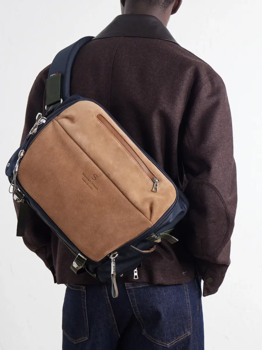 Master-Piece Grave Suede and Shell Messenger-Bag - Men | Thumbnail 3 Master-Piece Grave Suede and Shell Messenger-Bag - Men | Thumbnail 3