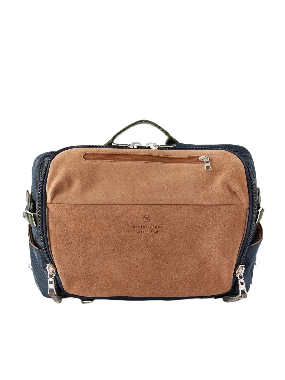 Master-Piece Grave Suede and Shell Messenger-Bag - Men