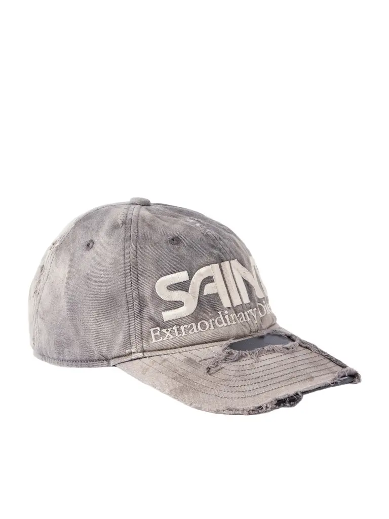 SAINT Mxxxxxx Logo-Embroidered Cotton-Canvas Cap - Men