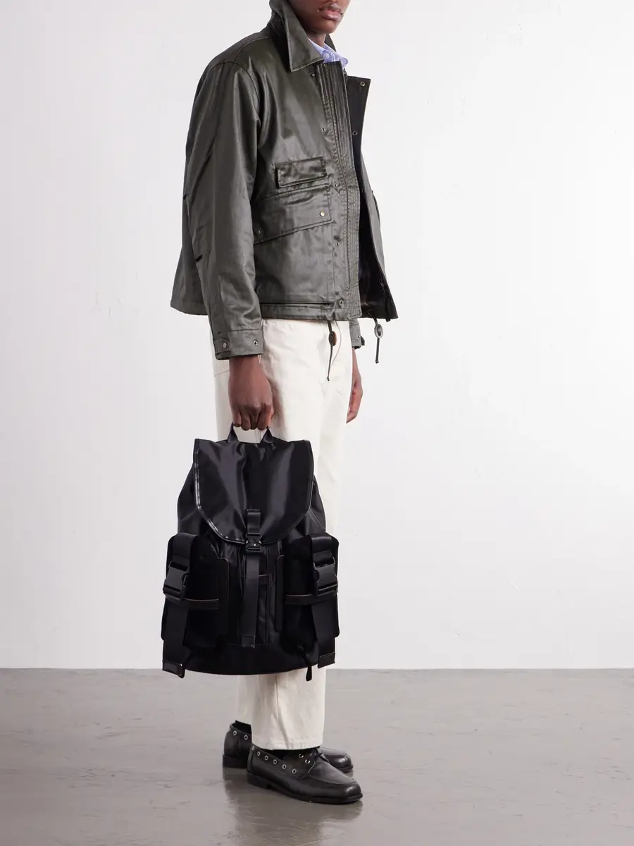 Master-Piece Leather and Suede-Trimmed CORDURA® Backpack - Men | Thumbnail 2 Master-Piece Leather and Suede-Trimmed CORDURA® Backpack - Men | Thumbnail 2