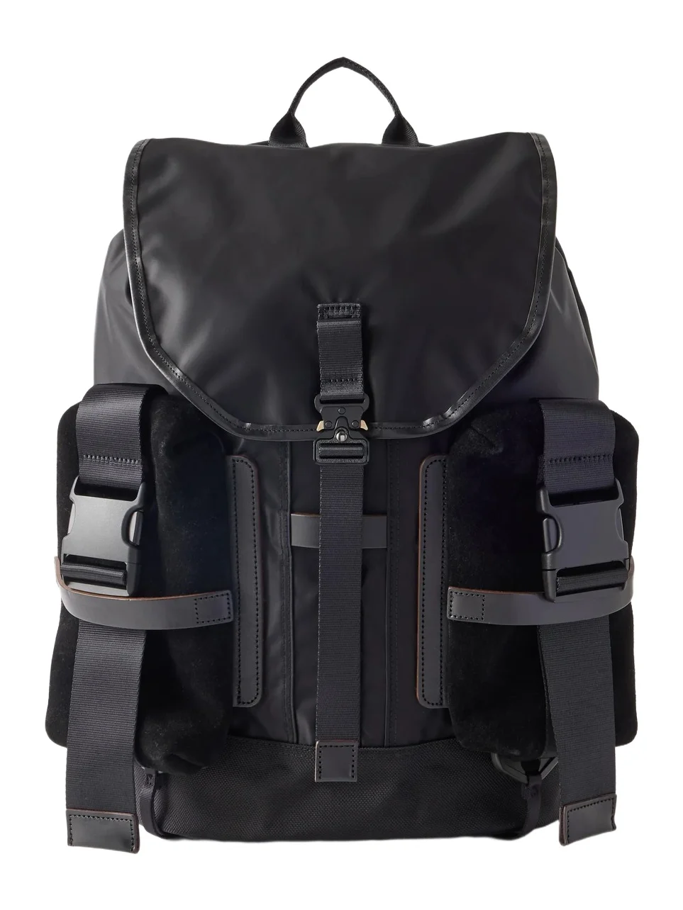 Master-Piece Leather and Suede-Trimmed CORDURA® Backpack - Men