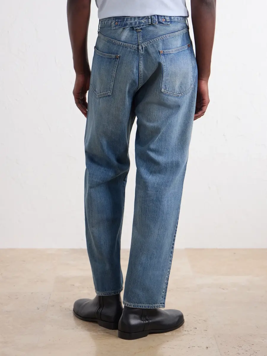 A.PRESSE Tapered Distressed Jeans - Men | Thumbnail 4 A.PRESSE Tapered Distressed Jeans - Men | Thumbnail 4